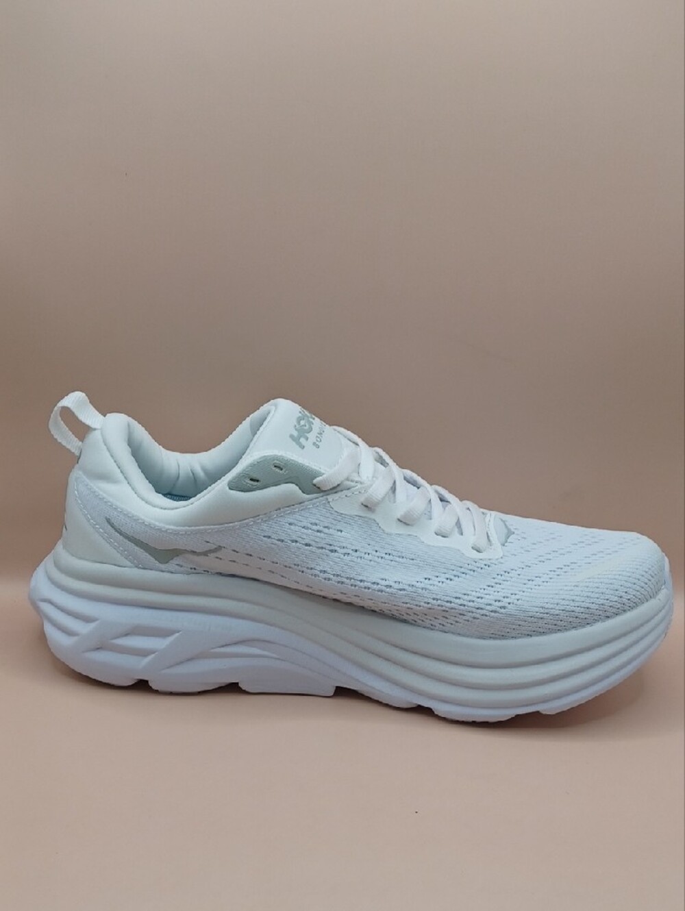 Pre-Owned Hoka One One Bondi 8 Running Shoes-White Men Size 7D US - Picture 11 of 16